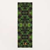 Elegant Oerwoud Camo Mirrored Design Monogram Yogamat (Voorkant)