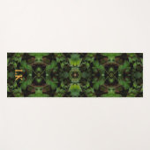Elegant Oerwoud Camo Mirrored Design Monogram Yogamat (Voorkant (horizontaal))