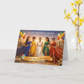 Elegant OES Birthday Card 2 Kaart (Gele Bloem)