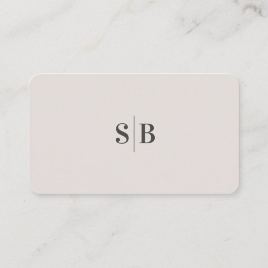 Elegant off-White Wedding Shower Gift Registry Informatiekaartje (Achterkant)