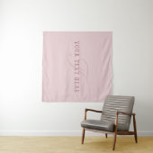 Elegant ogend monogram | Rosé goud Wandkleed (In Situ (horizontaal))