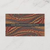 Elegant Old Fashioned Antiek Marged Corporate Visitekaartje (Achterkant)