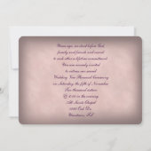 Elegant Old Fashioned Vow Renewal Kaart (Achterkant)