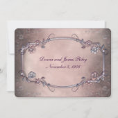 Elegant Old Fashioned Vow Renewal Kaart (Voorkant)