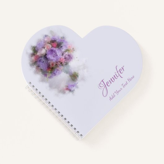 Elegant Olieverfschilderij Bloemen Rozen Moderne S Notitieboek (Voorkant)