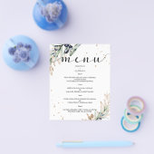 Elegant olijf groen TROUW MENU voor een klein budg (Enkel)