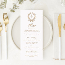  Elegant Olijfblad Botanische krans Menu