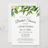 Elegant Olive Boho Summer Bridal Shower Kaart (Voorkant)