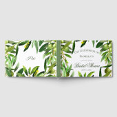 Elegant Olive Boho Summer Garden Vrijgezellenfeest Gastenboek (Volledig)