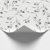 Elegant Olive Branch Cadeaupapier (Hoek)
