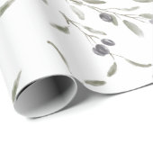 Elegant Olive Branch Cadeaupapier (Rol Hoek)