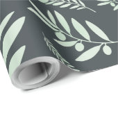 Elegant Olive Branch Cadeaupapier (Rol Hoek)