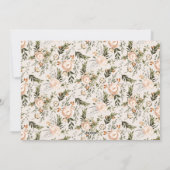 Elegant Olive Green Merry Kerstmis Foto Feestdagenkaart (Achterkant)