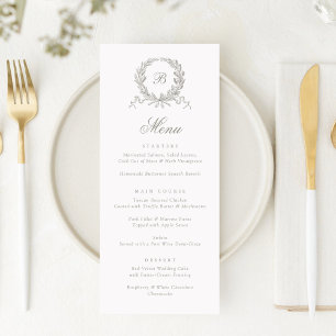  Elegant Olive Oak Botanische krans Menu