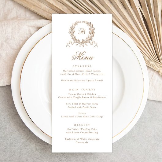  Elegant Olive Oak Botanische krans Menu