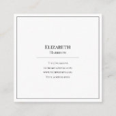 Elegant Olive Tree Visitekaartje (Achterkant)