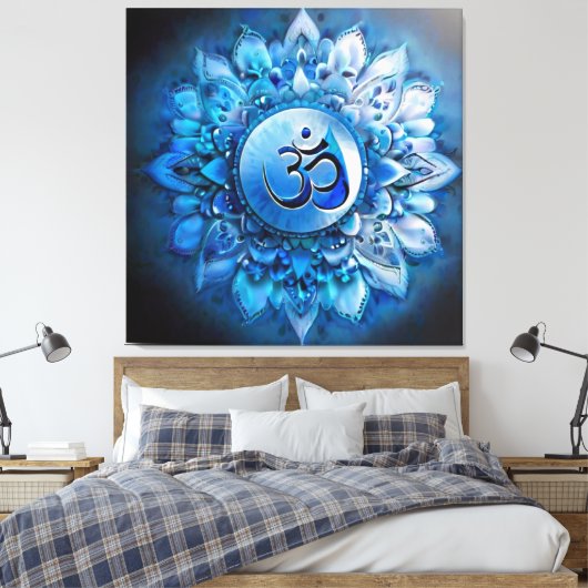 Elegant OM canvas schilderij (Insitu (Slaapkamer))