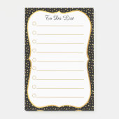 Elegant om lijst te doen post-it® notes (Voorkant)