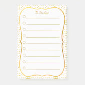 Elegant om lijst te doen post-it® notes (Voorkant)