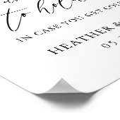 Elegant Om Te Hebben en Te Houden Trouwdekens Favo Poster (Hoek)