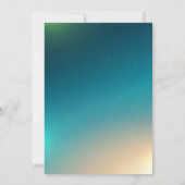 Elegant Ombre First Heilige Communauteit Uitnodigi Kaart (Achterkant)