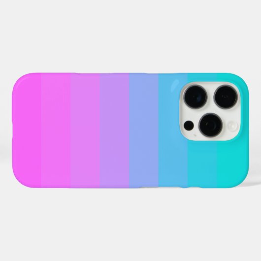 Elegant Ombre-ontwerp Case-Mate iPhone Case (Achterkant (horizontaal))