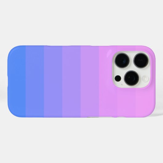 Elegant Ombre-ontwerp Case-Mate iPhone Case (Achterkant (horizontaal))