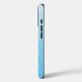 Elegant Ombre Sky Blue Geometric Design Case-Mate iPhone Case (Achterkant / Links)