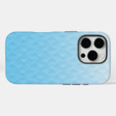 Elegant Ombre Sky Blue Geometric Design Case-Mate iPhone Case (Achterkant (horizontaal))