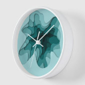 Elegant Ombre Turquoise Blue Layers (Hoek)