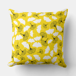 Elegant Omkeerbare Ginkgo Biloba Kunstpatroon - Vi Kussen
