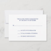 Elegant onder de Moonlight RSVP (Achterkant)