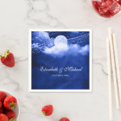 Elegant onder het maanlicht bruiloft servetten (Insitu)