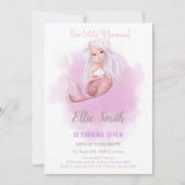 Elegant onder het Zee Uitnodigingen voor meisjes (Voorkant)