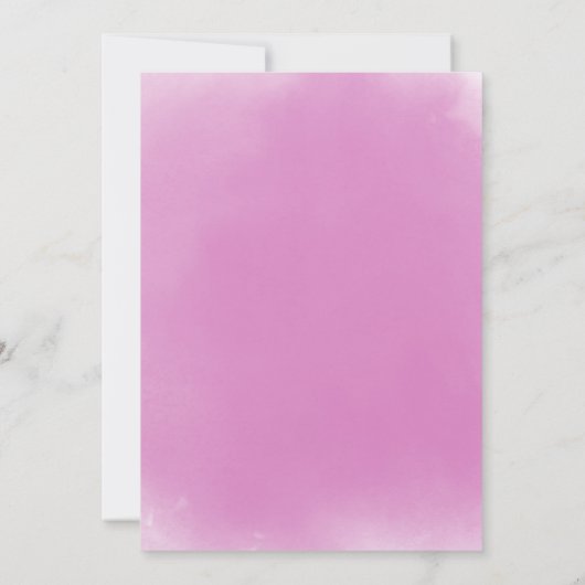 Elegant onder het Zee Uitnodigingen voor meisjes (Achterkant)