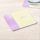 Elegant Onderzetter Paars papier (Schuin)