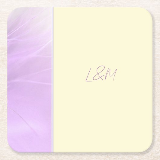 Elegant Onderzetter Paars papier (Voorkant)