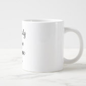 Elegant "One Awesome Mom" Script Koffie Grote Koffiekop (Rechts)
