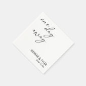 Elegant "One Day Away" repetitie diner Servet (Hoek)