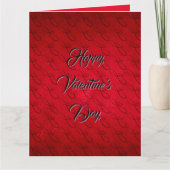 Elegant Oneindige Liefde Valentijnsdag Kaart (Voorkant)