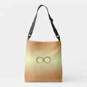 Elegant oneindigheidssymbool crossbody tas (Achterkant)