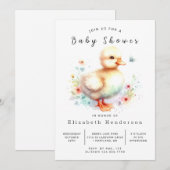 Elegant online Baby shower Kaart (Voorkant / Achterkant)