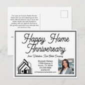 Elegant Onroerend Goed Bedrijf Custom Logo Marketi Briefkaart (Voorkant / Achterkant)