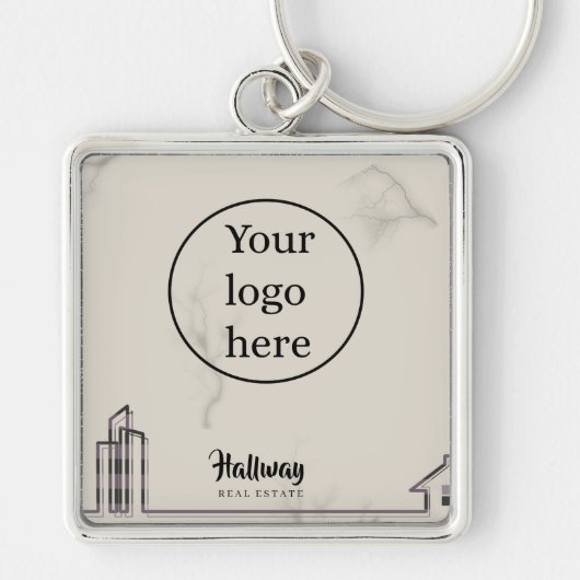 Elegant onroerend goed Business Promotional Sleutelhanger (Voorkant)