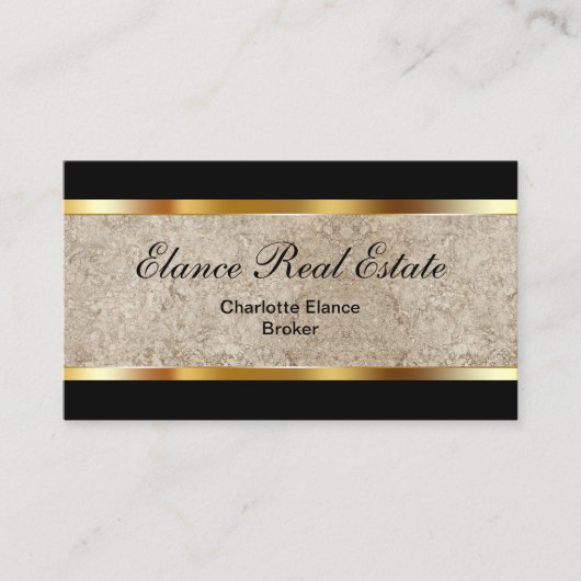 Elegant onroerend goed Visitekaartjes (Voorkant)