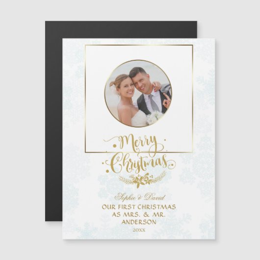 Elegant ons eerste kerstfeest als Mr. & Mrs Foto (Voorkant / Achterkant)