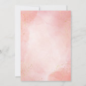 Elegant ons kleine ballerina Baby shower Kaart (Achterkant)