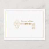 Elegant ons nieuwe adres  belangrijkste aankondigi briefkaart (Voorkant)