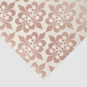 Elegant ontkoppelingspagina Glow Roos Gold Damask Tissuepapier (Detail)
