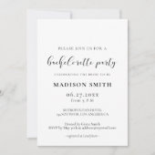 Elegant ontwerp Bachelorette Party Kaart (Voorkant)